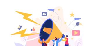 Marketing concept illustration.