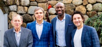Photo of T.Rx Capital team (L-R): Dr. Bob Langer, Dr. Corey McCann, Kwesi Frimpong-Boateng and Michael Langer.