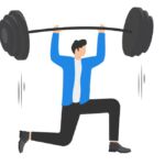 We are doubling down on our coverage of LPs Illustration of business person lifting heavy weights.