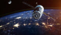 Image of a space satellite view from space.