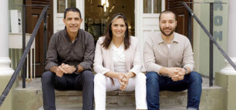 From left: Gil Shai, Liron Azrielant and Daniel Roditi of Meron Capital
