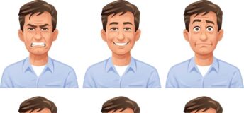 Illustration of mixed feelings.