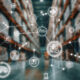 Colle Capital Partners closes on $71.7m for Fund III A network of logistics and supply chain icons superimposed over a blurred warehouse, illustrating interconnected systems, transportation, and global distribution. T5