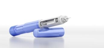Photo illustration of injector for GLP-1 drug.