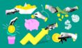 Illustration of finance and money.