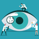 More than meets the eye Photo illustration of the concept of eyesight.