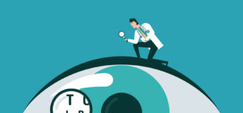 Photo illustration of the concept of eyesight.