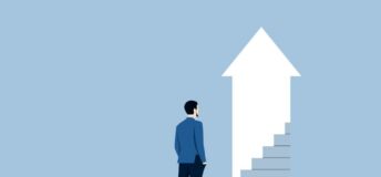 Illustraton of the concept of facing a new opportunity.