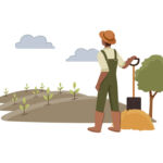 Nordic Foodtech VC gets โฌ30m from European Investment Fund Illustration of farmer working in a field.